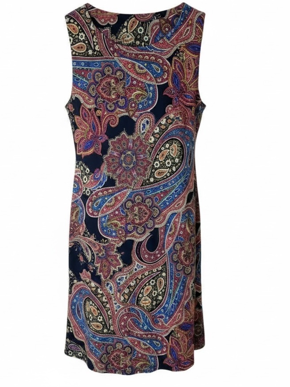 Tommy Hilfiger Paisley Sleeveless Shift Dress Size 8